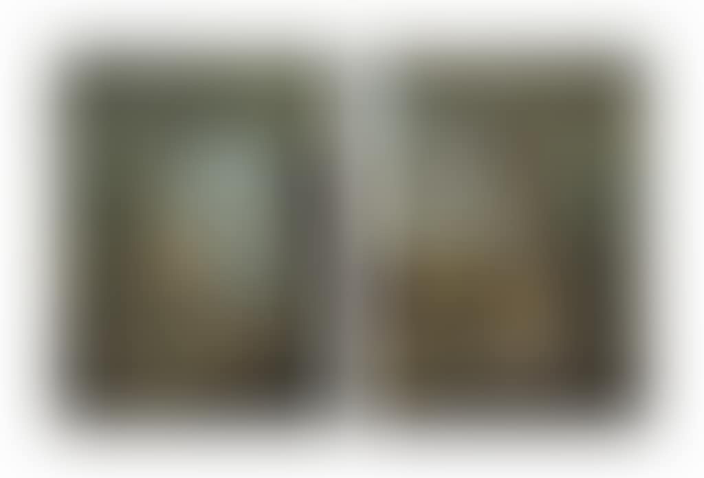 View through a portico with the Doge’s Palace; and A portico in a courtyard (preview)