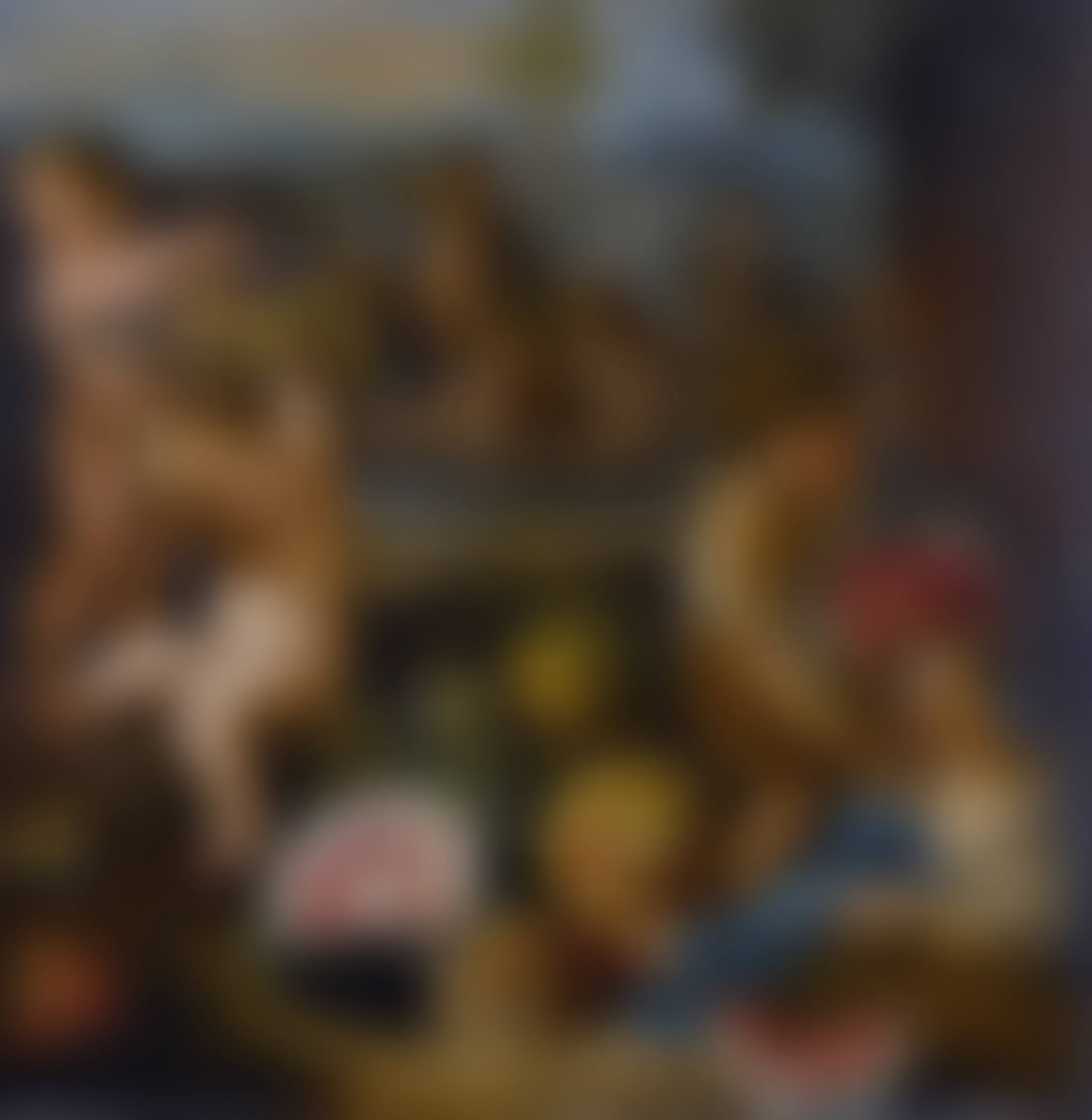 PUTTI AND CHILDREN SURROUNDED BY FRUIT, FORMAL GARDENS BEYOND (preview)