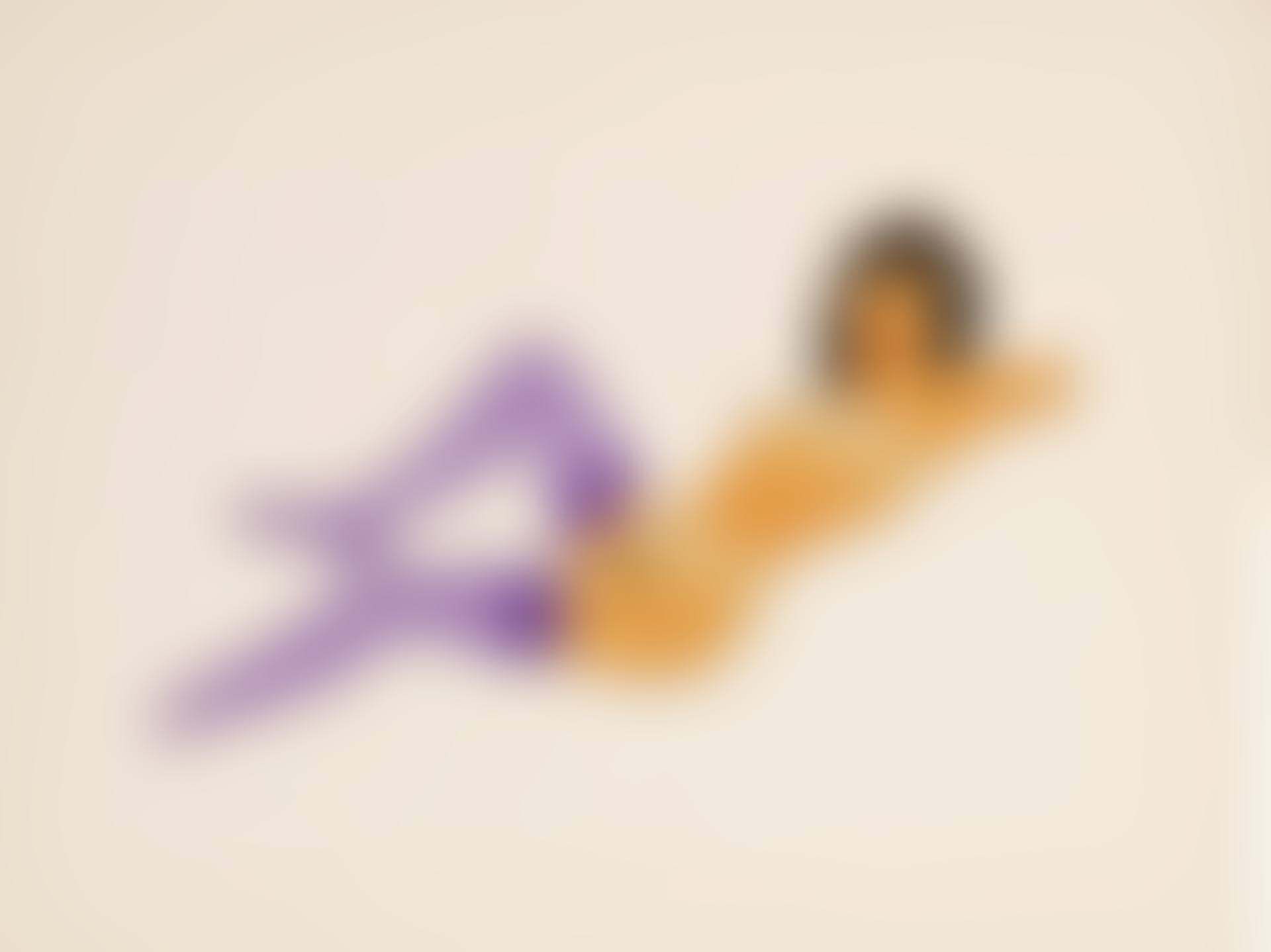 STUDY FOR RECLINING STOCKINGED NUDE (preview)