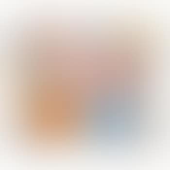 Maquette for still life with orange and tulip doodle (3D) (preview)