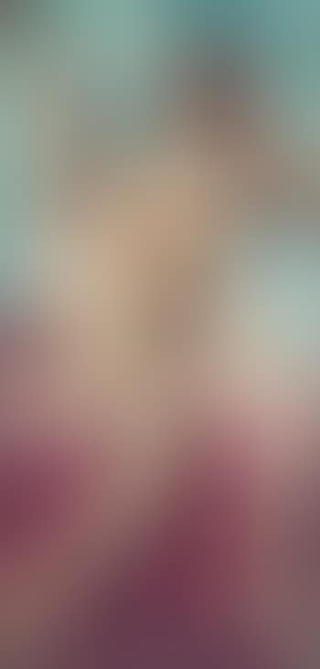Naked woman before a white horse (preview)