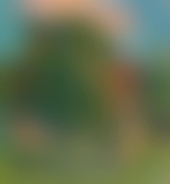 Landschaft II mit roter Wolke (preview)