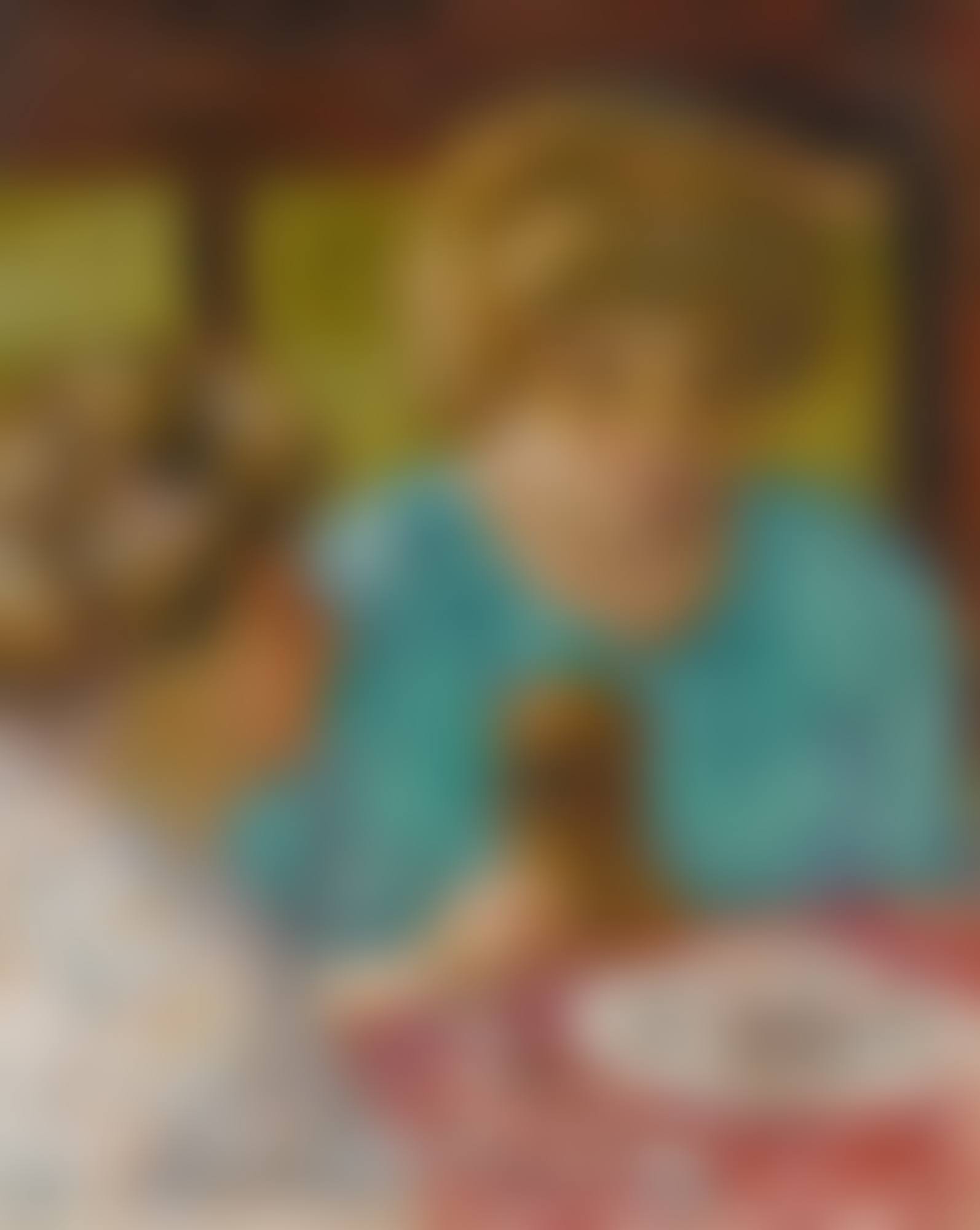 DEUX DAMES AVEC CHAT À TABLE (LES DEUX SOEURS) (preview)