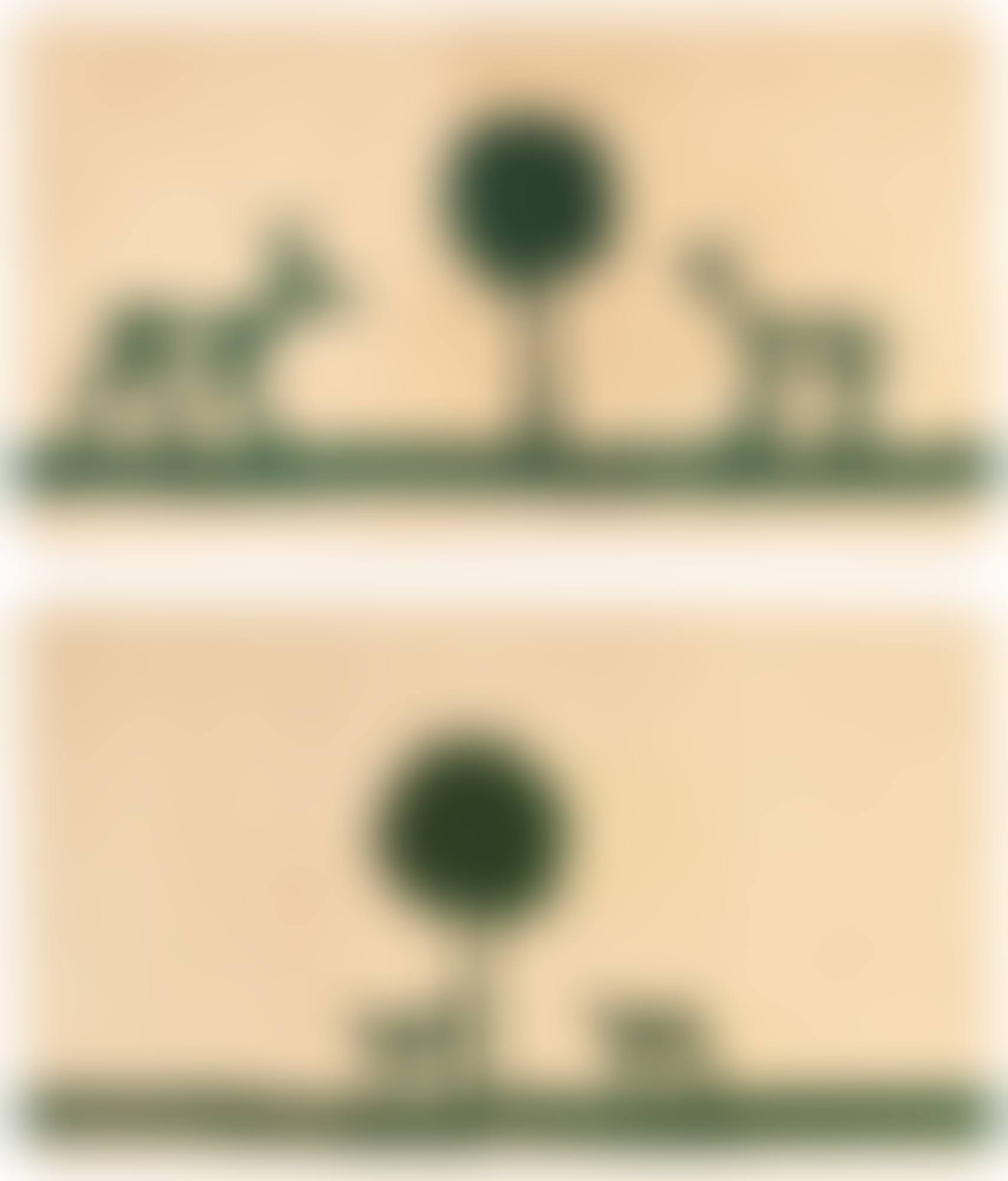 TWO  LA PROMENADE DES AMIS CARPETS, SMALL VERSION (preview)