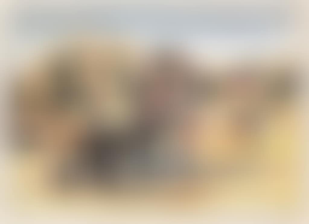 Horses In A Field Near A Barn (preview)