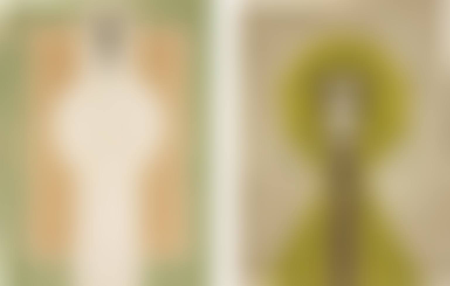 Personaje Blanco (White Person); and Cabeza en Amarillo (Head in Yellow) (preview)
