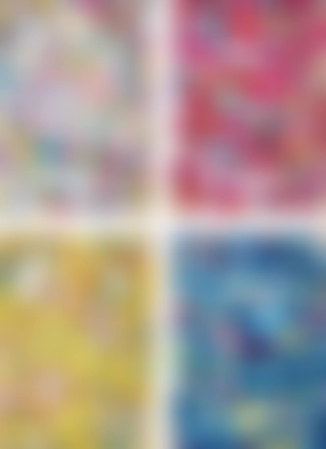 An Homage to Yves Klein, Multicolor C; An Homage to Monopink 1960 C; An Homage to Monogold 1960 C; and An Homage to IKB 1957 C (preview)