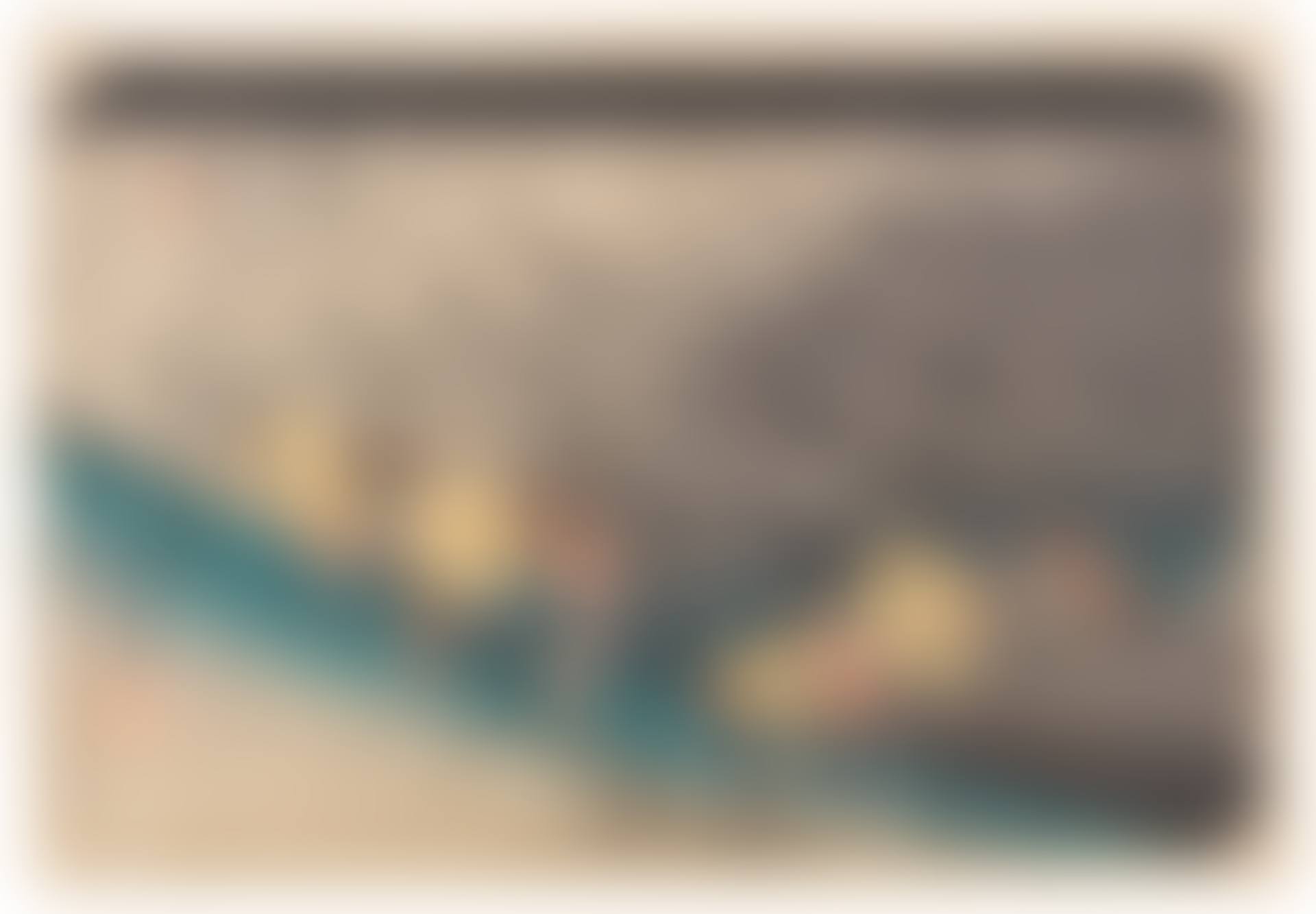 TRAVELLERS SURPRISED BY SUDDEN RAIN', FROM THE SERIES THE FIFTY-THREE STATIONS OF THE TŌKAIDŌ (preview)