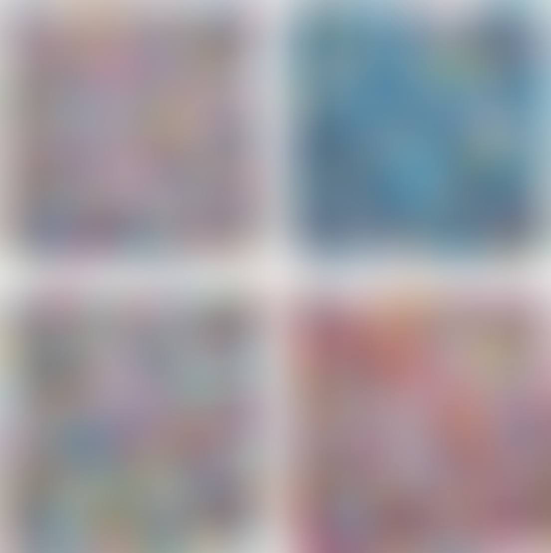 Bouquet of Love; Shangri-La Blue; Shangri-La Shangri-La Shangri-La; and Shangri-La Pink (preview)