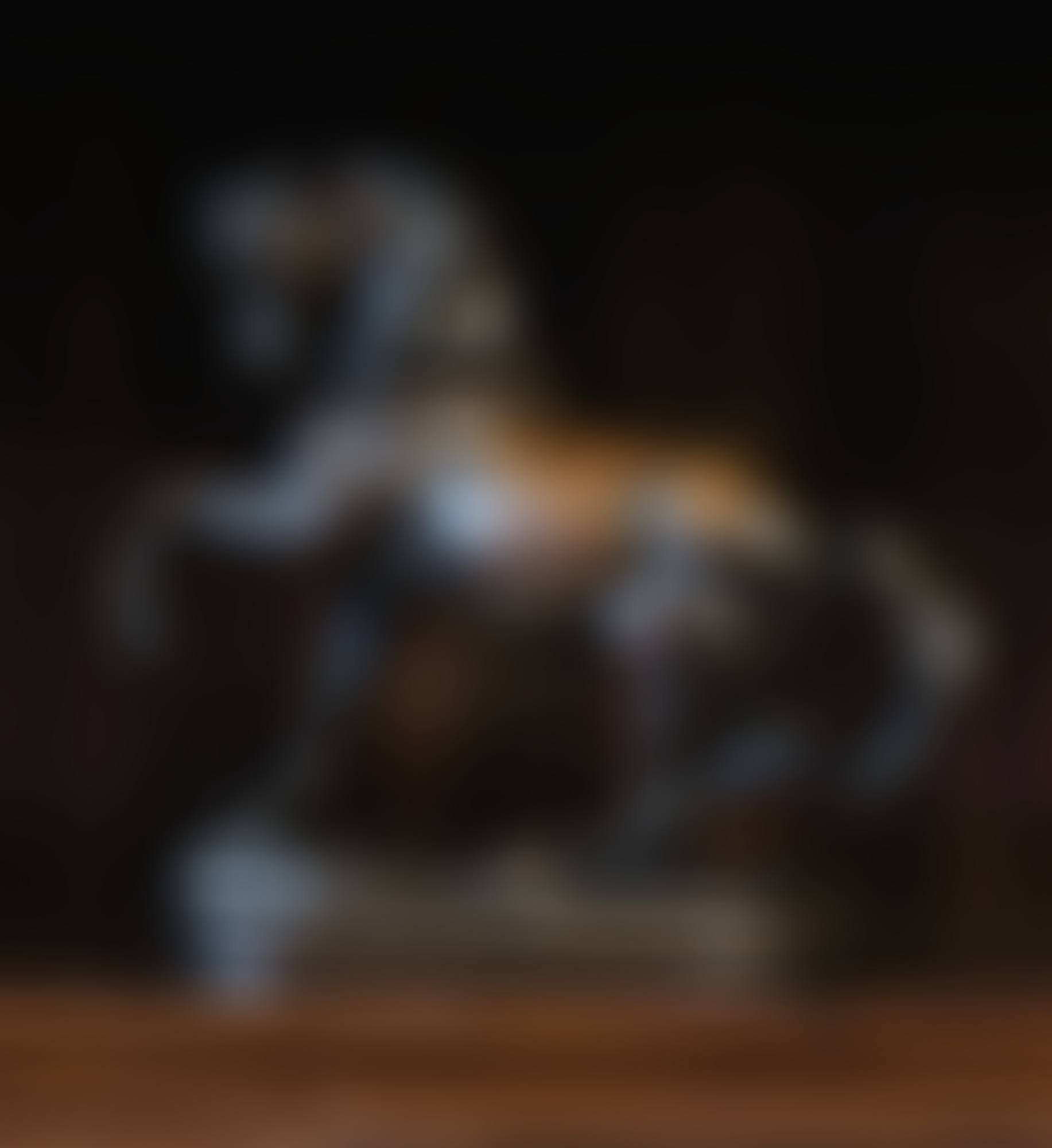 CHEVAL TURC, ANTÉRIEUR GAUCHE LEVÉ, TERRASSE OVALE (preview)