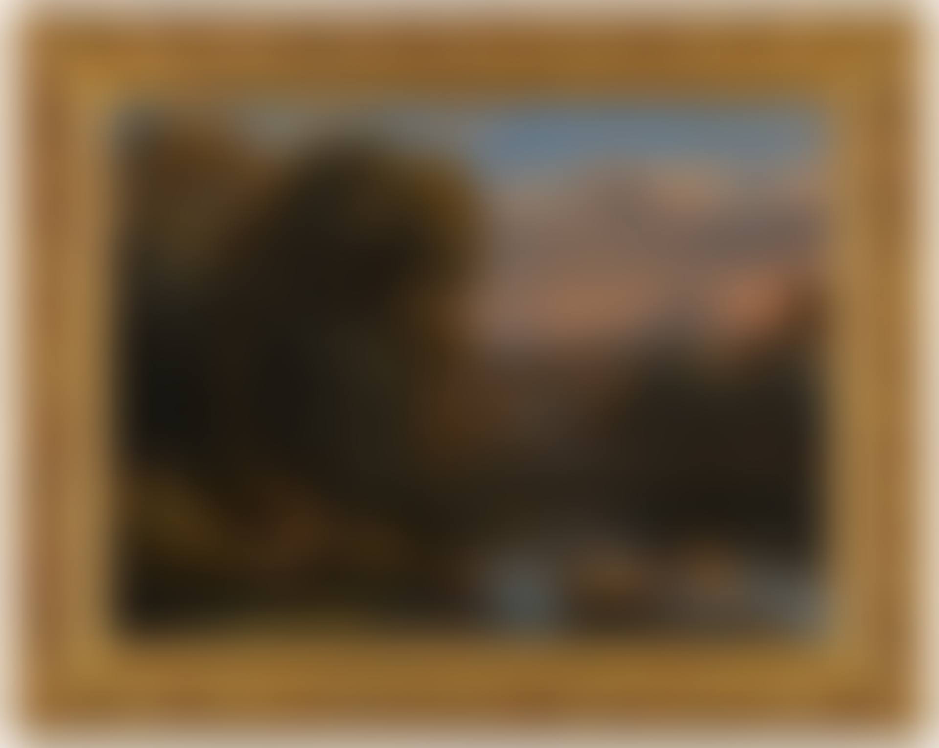 AN ITALIANATE LANDSCAPE WITH A DROVER AND HIS DOG DRIVING HIS CATTLE ACROSS A FORD, A WATERFALL BEYOND (preview)