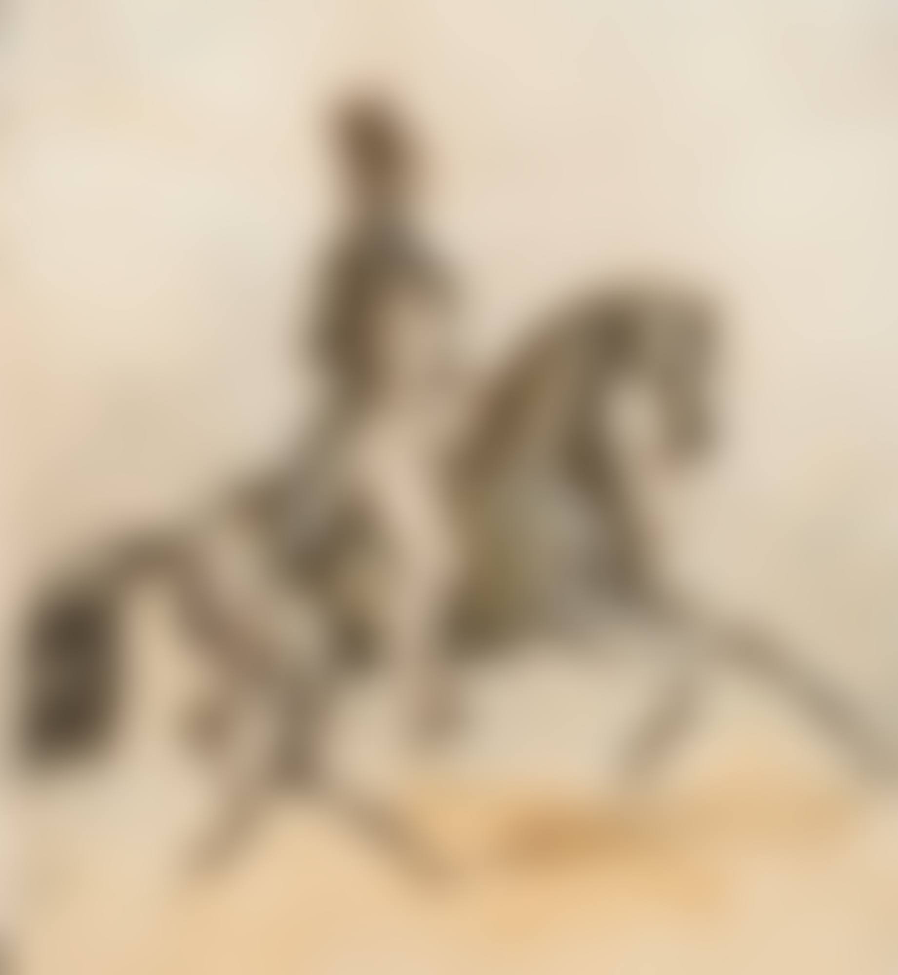 PRESUMED PORTRAIT OF THE COMTE D'ORSAY RIDING A HORSE (preview)