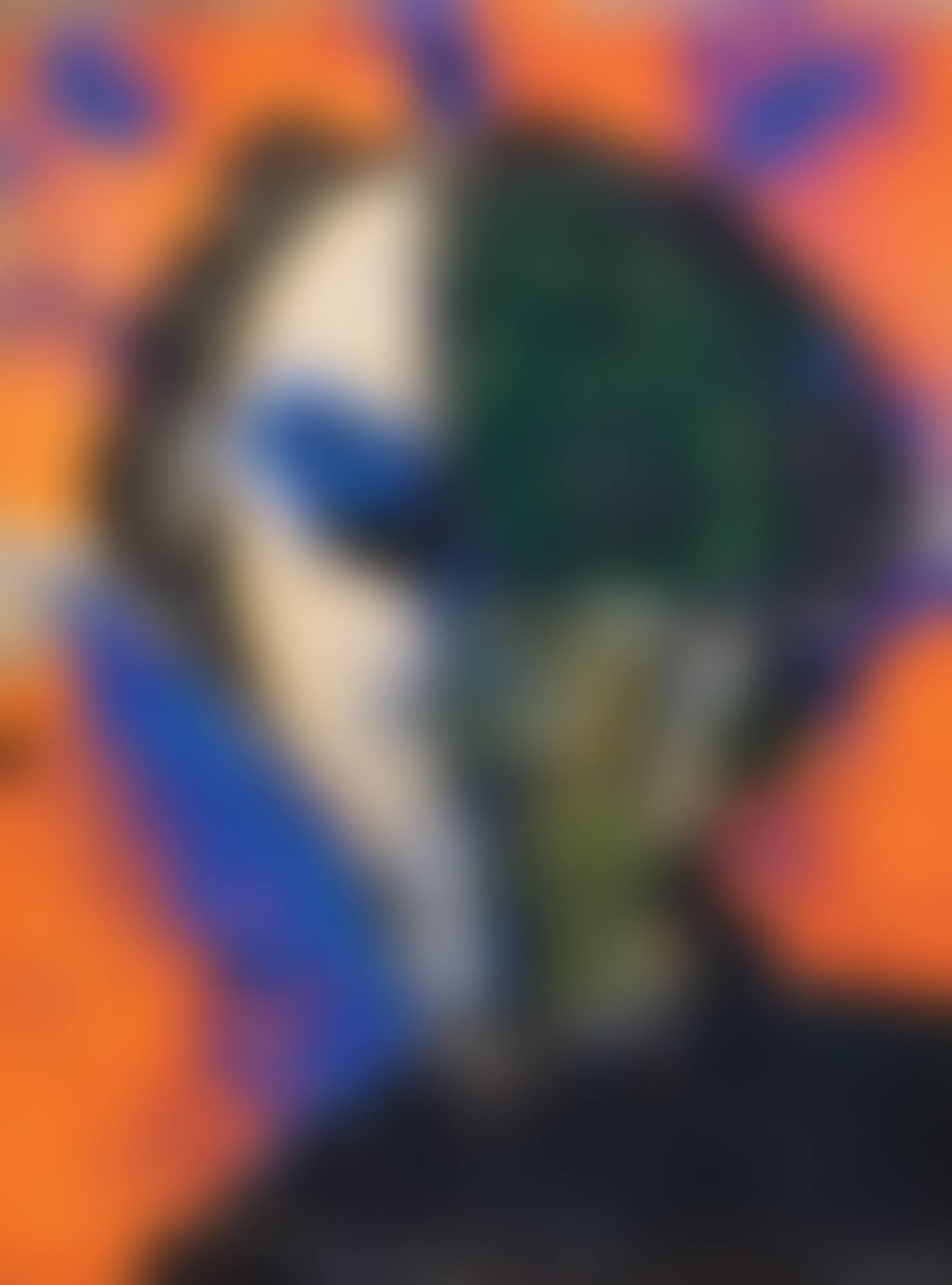 RETRATO CON FONDO NARANJA (preview)