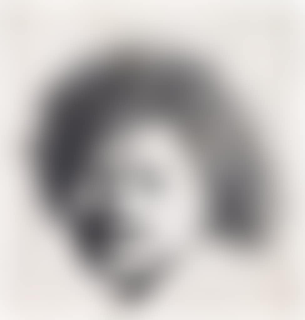 Self Portrait With Long, Bushy Hair: Head Only (preview)