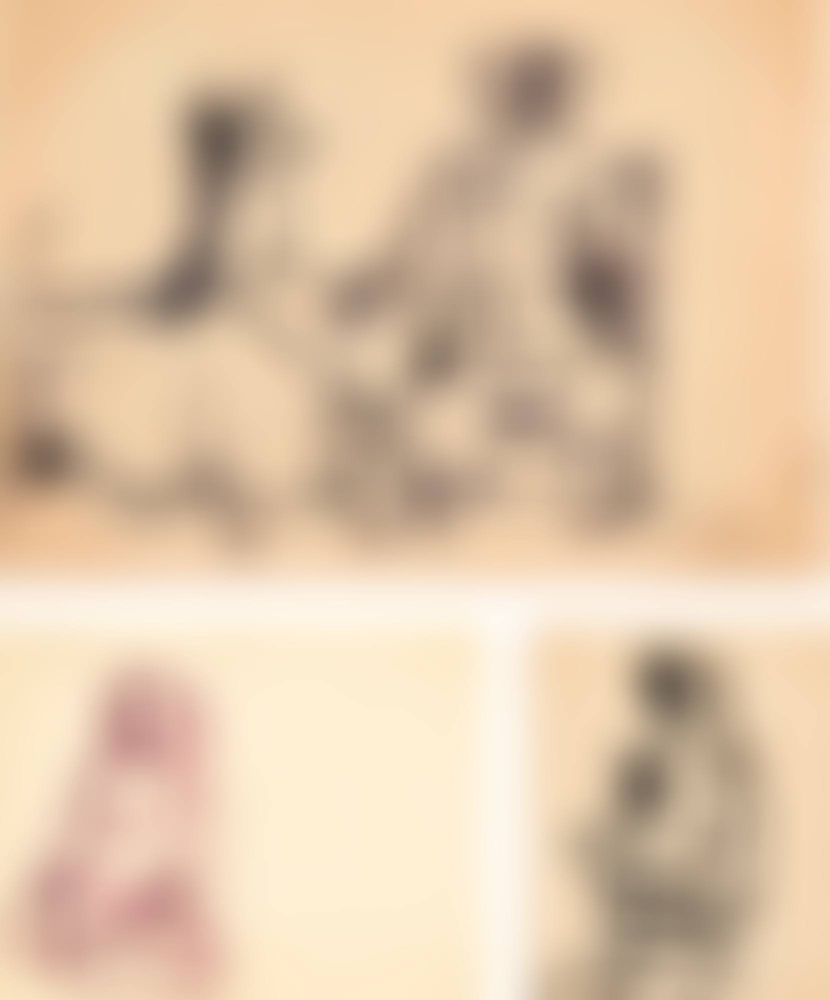 UNTITLED (BULLS WITH WOMAN); UNTITLED (SEATED WOMAN); UNTITLED (WOMAN WITH ROOSTER) (preview)
