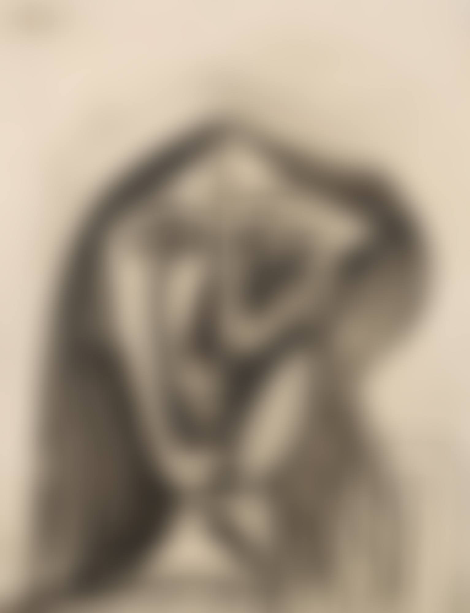 TÊTE DE FEMME AU CORSAGE RAYÉ (PORTRAIT DE FRANÇOISE) (preview)