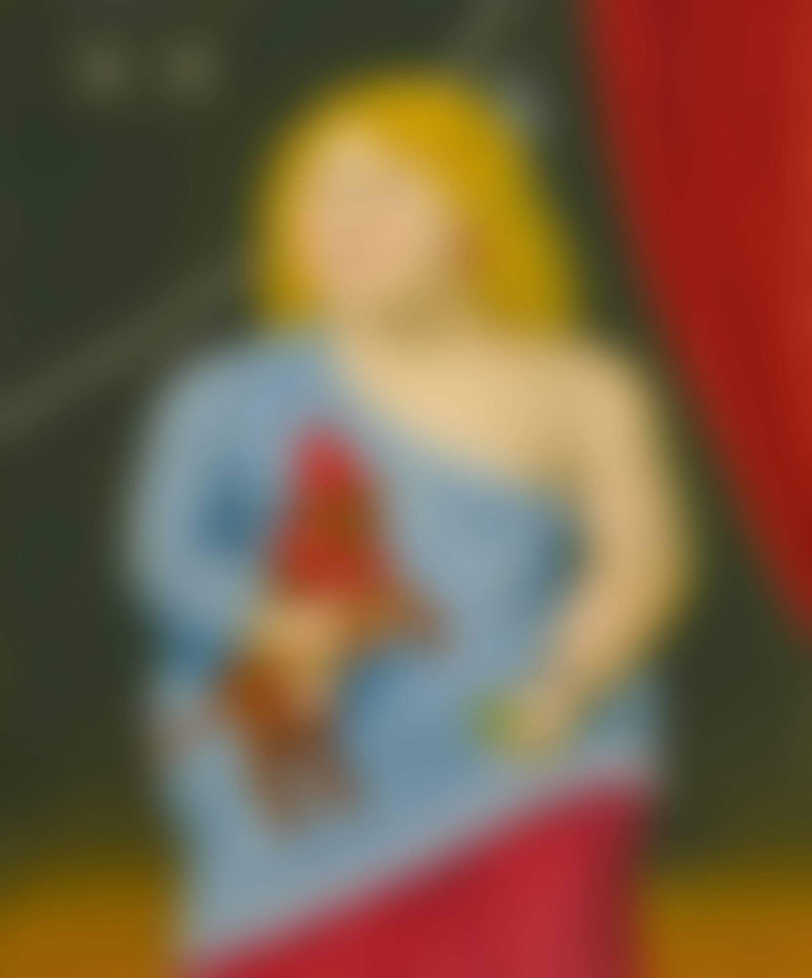 CIRCUS WOMAN WITH DOG (preview)