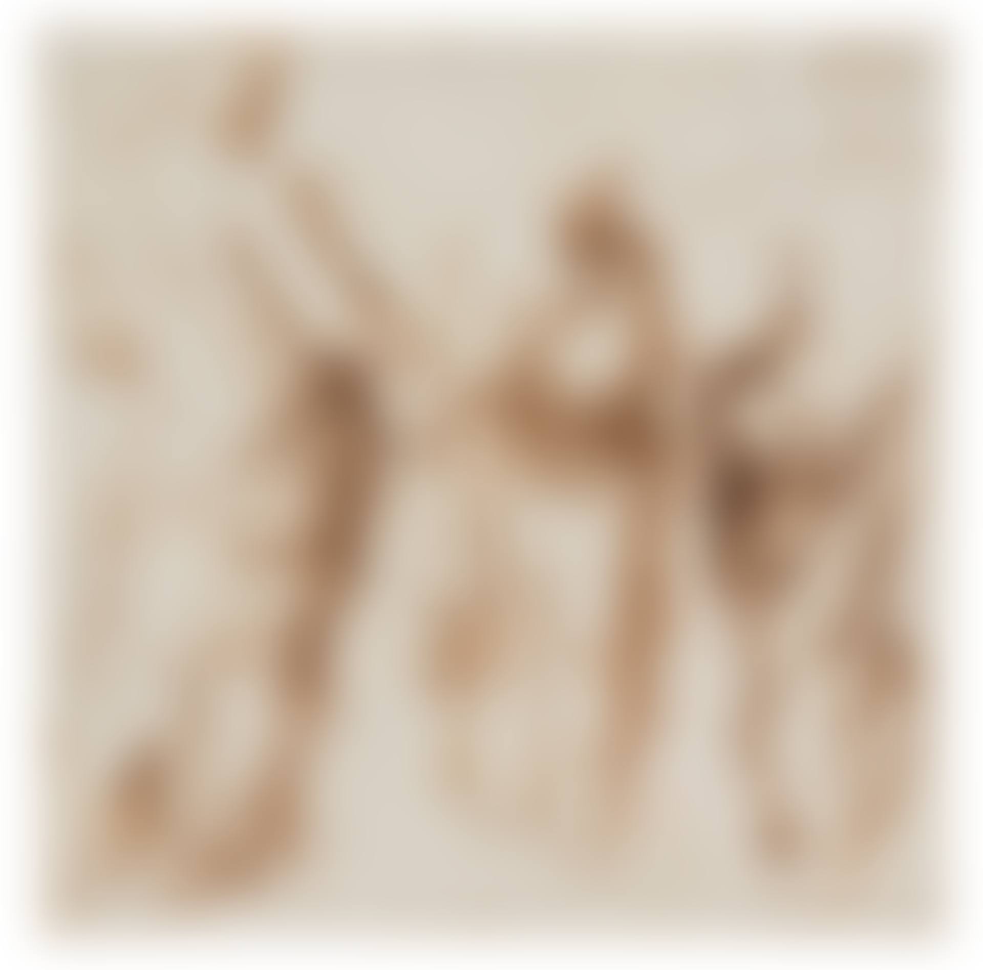 TWO MALE DRAPED FIGURES, AND A FEMALE IN THE CENTER (preview)