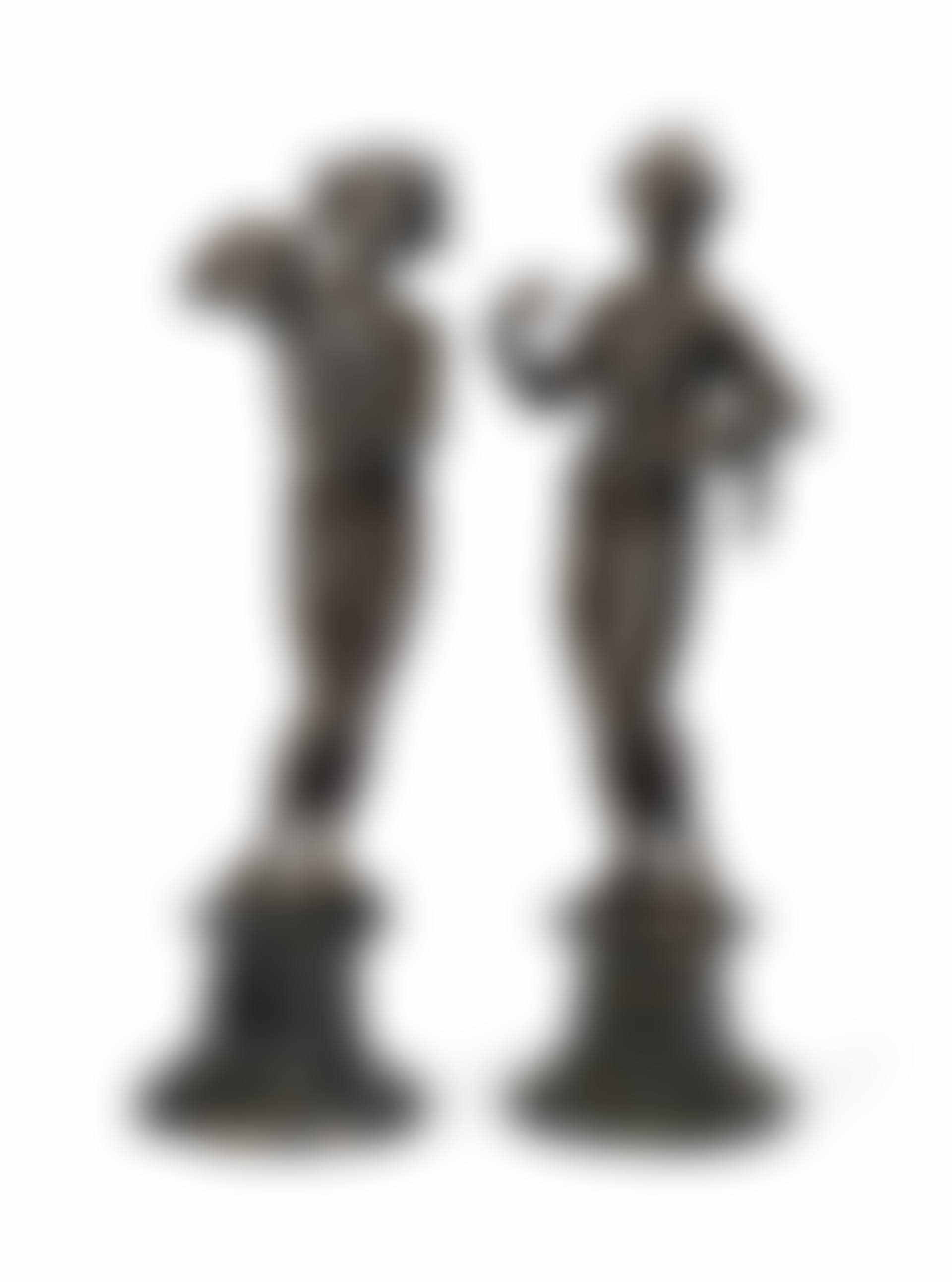TWO BRONZE FIGURES OF BACCHUS AND CERES (preview)