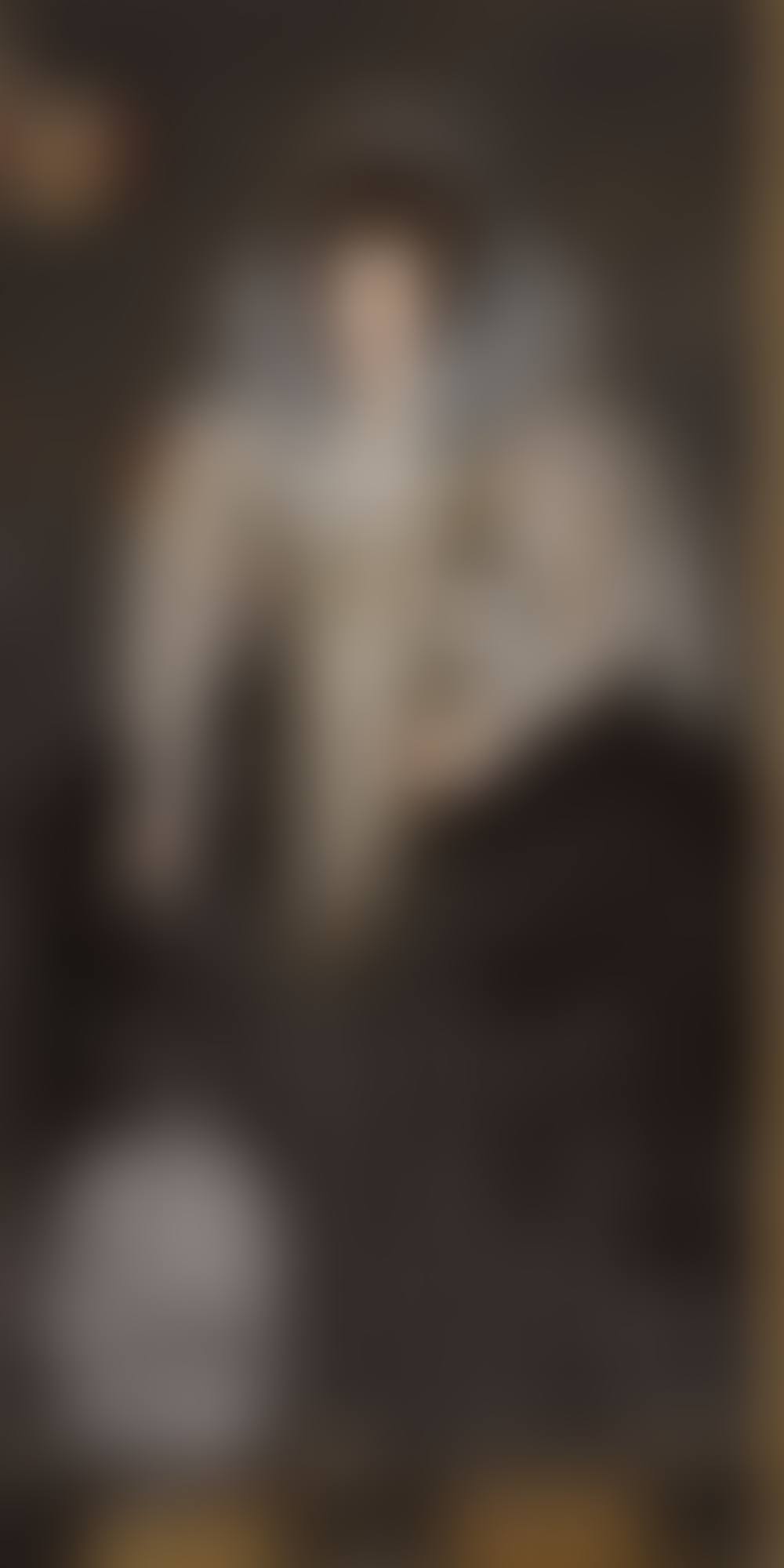 PORTRAIT OF ANNE RUSSELL, LADY HERBERT, LATER COUNTESS OF WORCESTER (D. 1639), FULL-LENGTH, HOLDING A DOG AND AN OSTRICH-FEATHER FAN (preview)