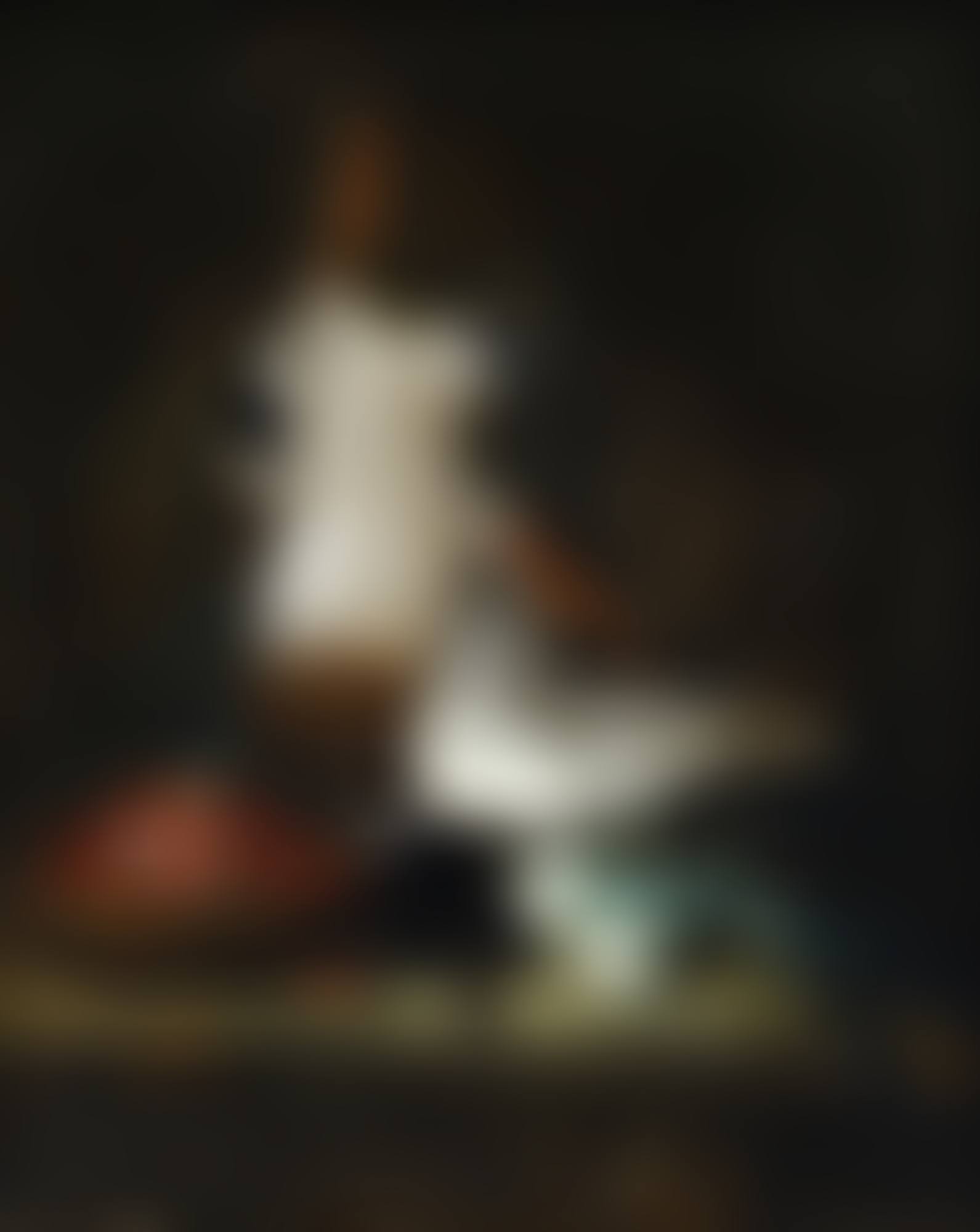 STILL LIFE WITH A DUCK, ONIONS, AND A BASKET OF STRAWBERRIES (preview)