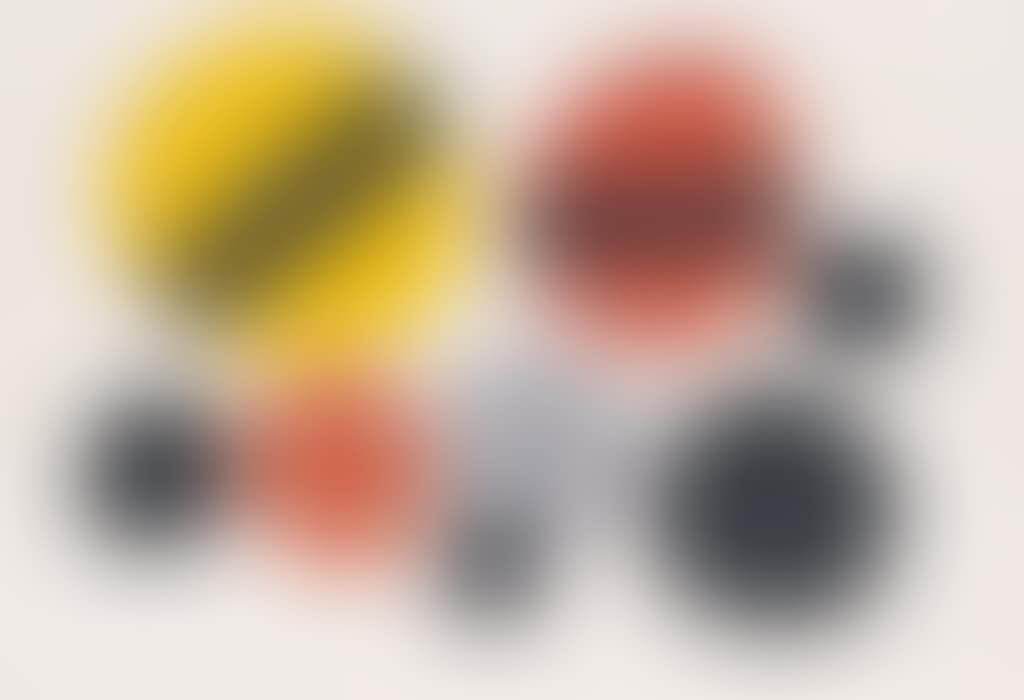 Chevrons Noir Sur Rouge Et Jaune (preview)