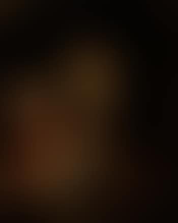 Night scene with old lady holding basket and candle (preview)