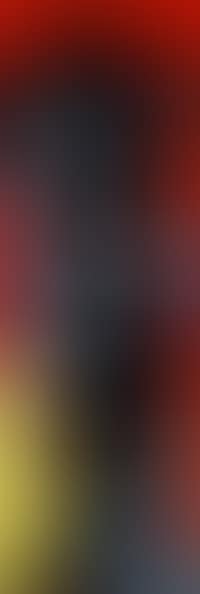 Blue figure with red background (preview)
