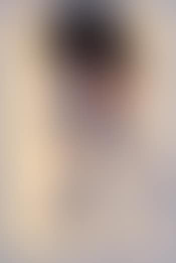 Woman with feather head, seen from the back (preview)