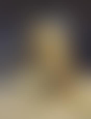 Unusual guest - dog at covered table (preview)