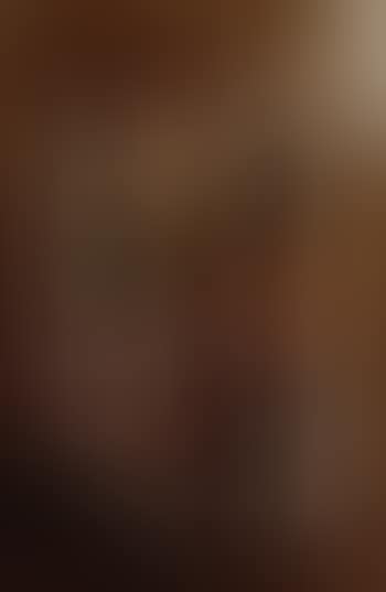 Bed in the attic - nude female standing by doorway (preview)