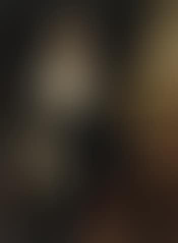 Portrait of young lady holding sprig of orange blossom (preview)