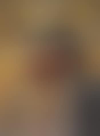 Bearded man with straw hat (preview)