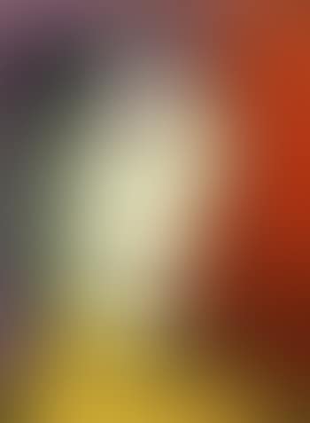 Buste de femme dans une chambre rouge et violette (preview)