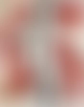 Red abstract with standing figure (preview)