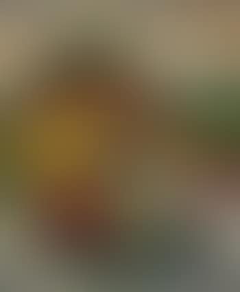 Still life, white bottle and landscape (preview)