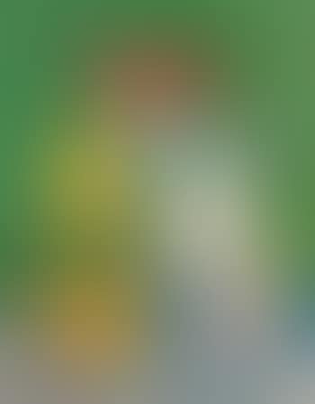Personnage A Tete Rouge Sur Fond Vert (preview)