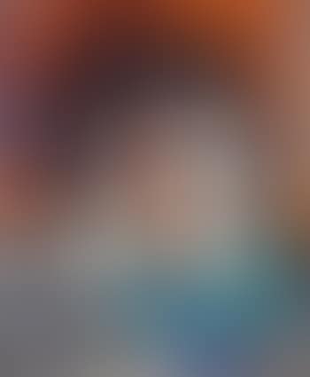 Rostro sobre fondo naranja (preview)