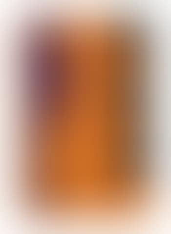 Arabesques noires et violettes sur un fond orange (preview)