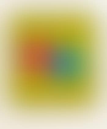 Composition cinétique en jaune et noir, avec cercles rouge et noir (preview)