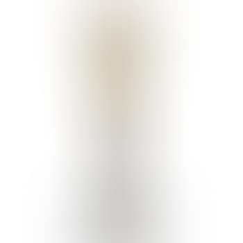 Gold Favrile flaring vase in pulled feather pattern (preview)