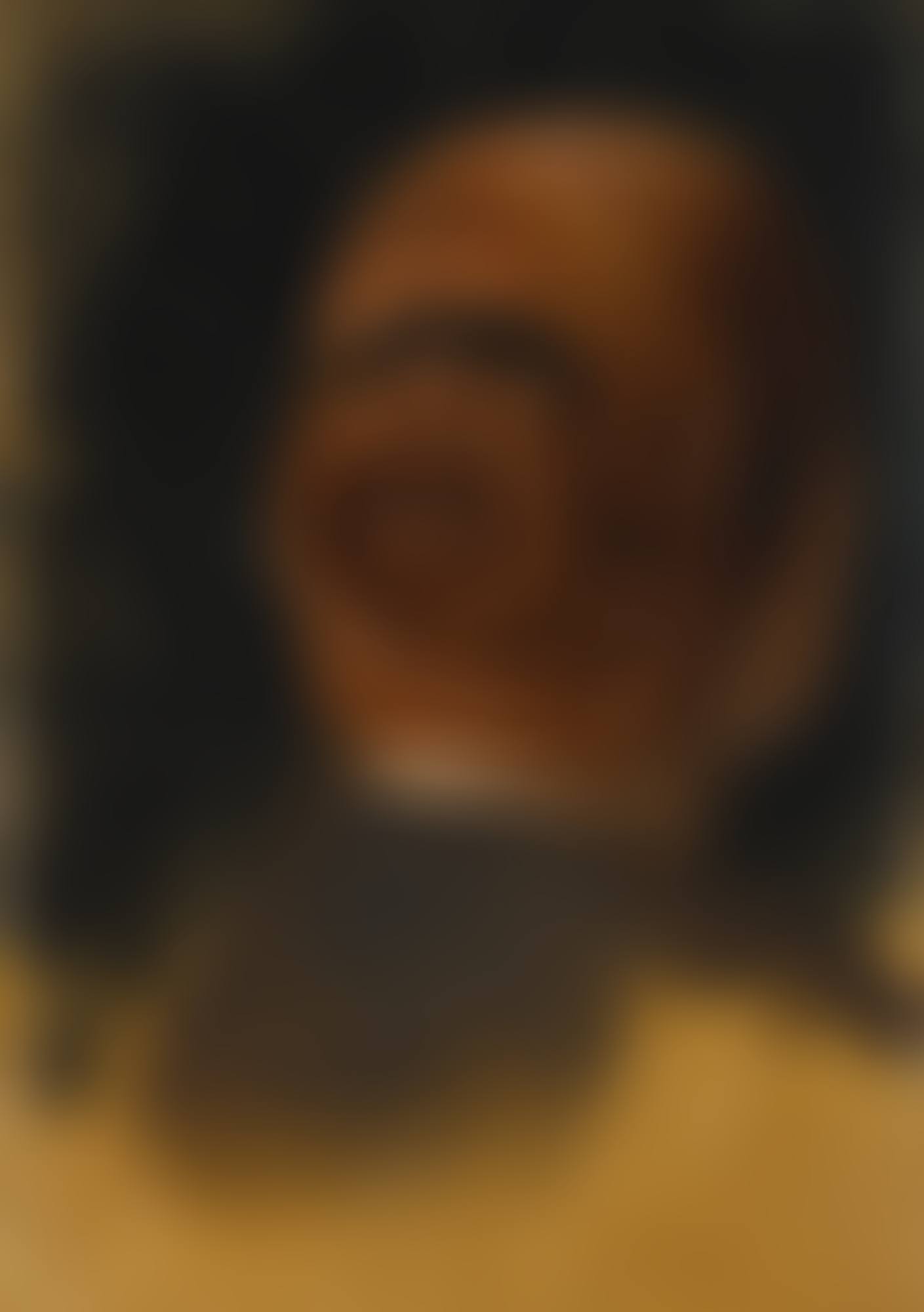 WOMAN WITH RED COILED BRAID (T�TE DE FEMME VUE DE DOS) (preview)