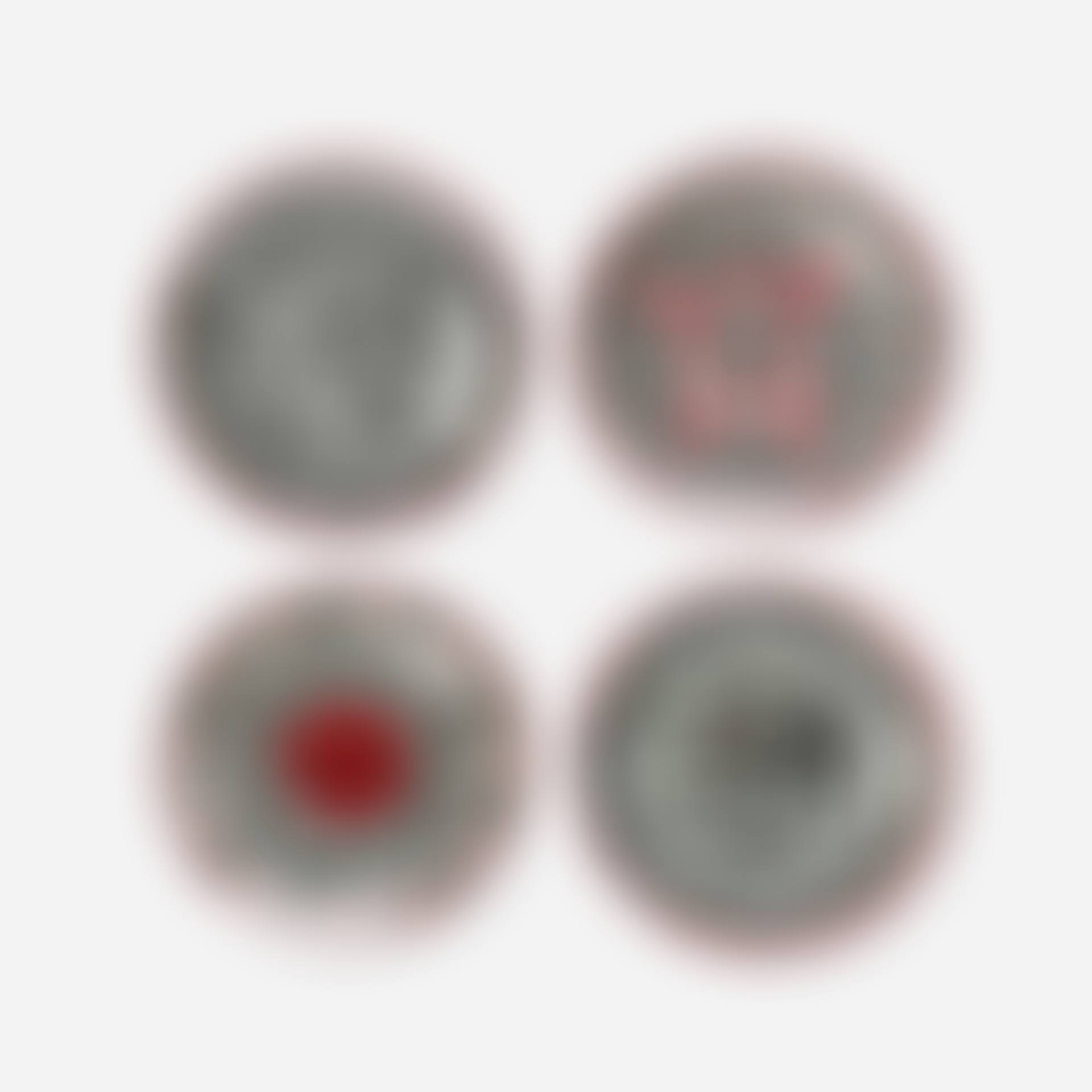 porcelain plates, set of four (preview)