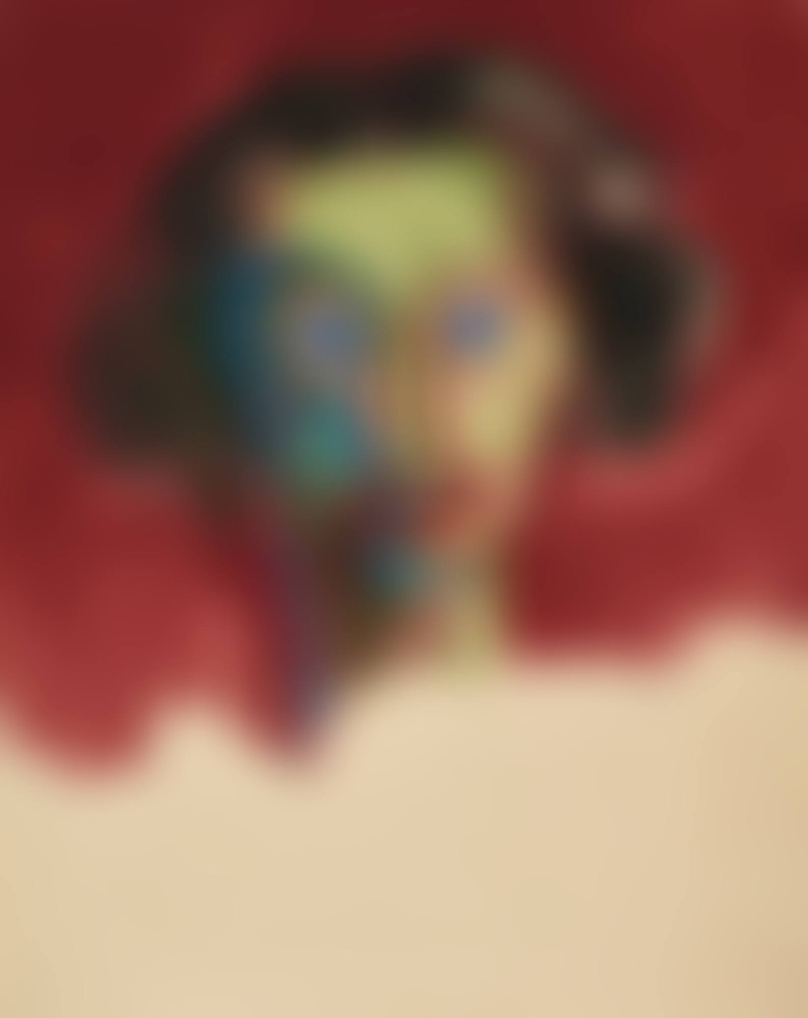 Gr�nes Gesicht, En Face (Green Face) (preview)