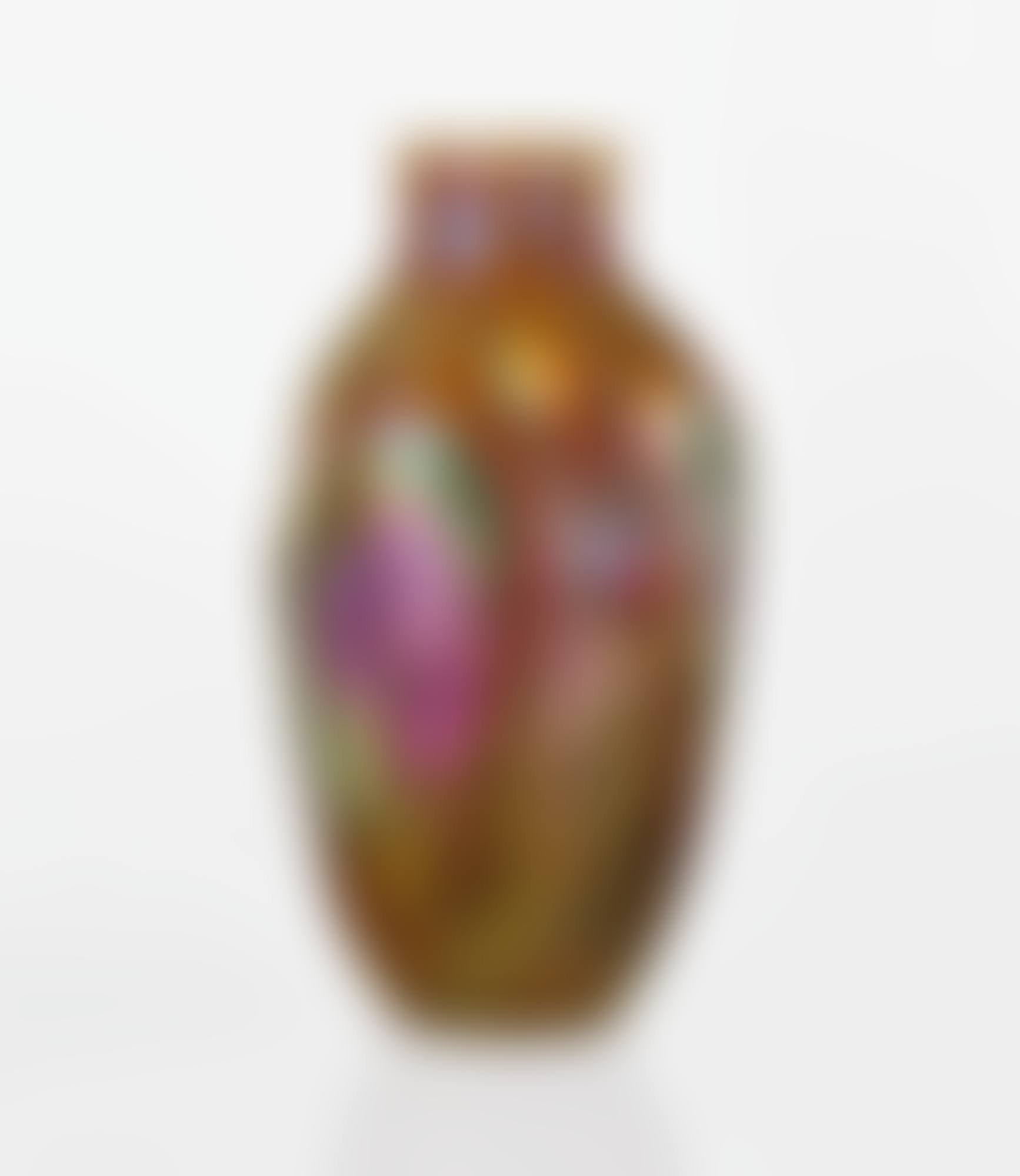 Decorated Peacock Feather Vase (preview)