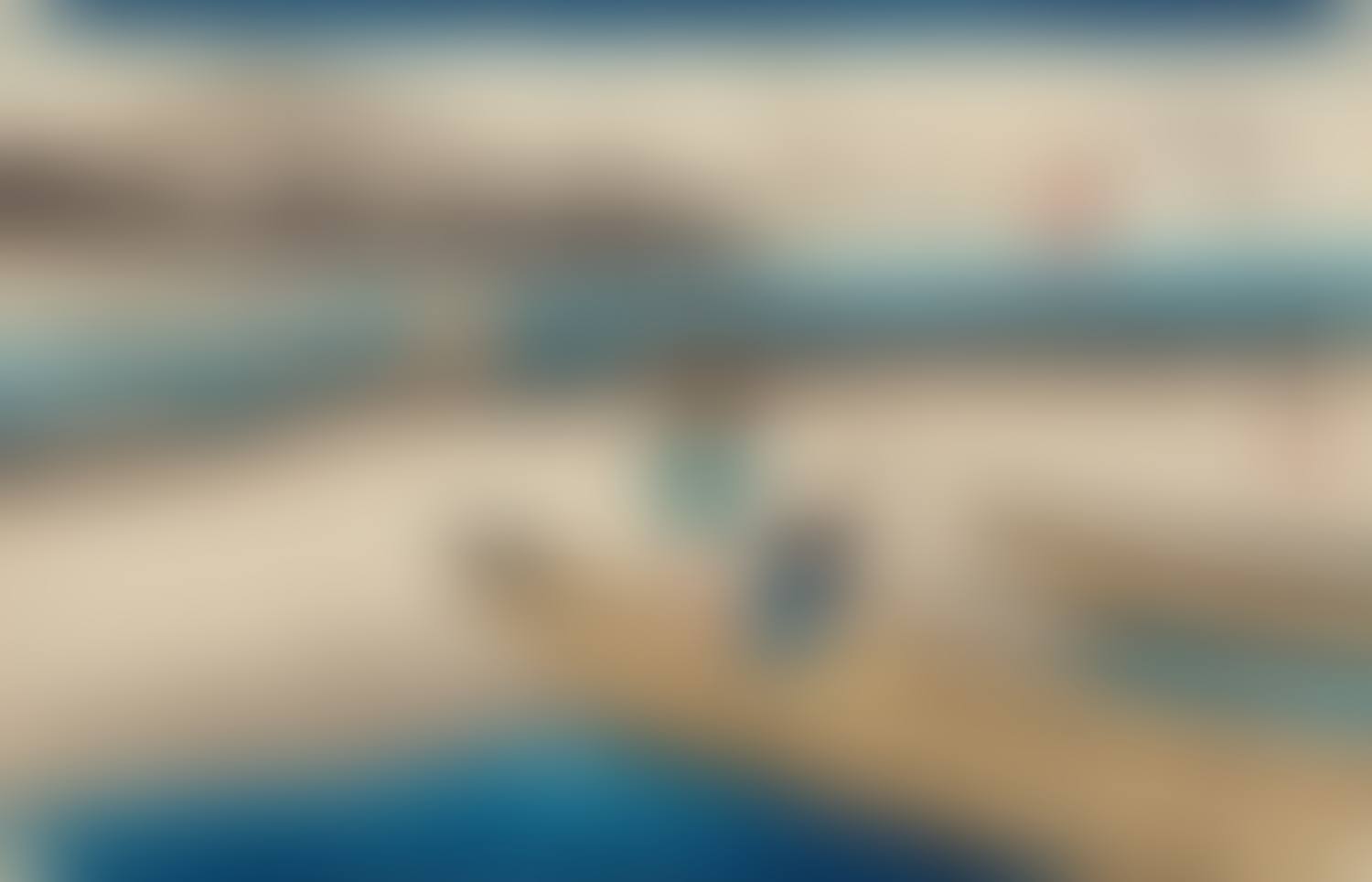 a) Ishiyakushi, Ishiyakushiji. Entrance road to the village along empty rice fields. b) Seki, honjin hayadachi. Early departure of a daimy� procession from an inn. c) Mitsuke, Tenry�gawa zu. Ferries (preview)