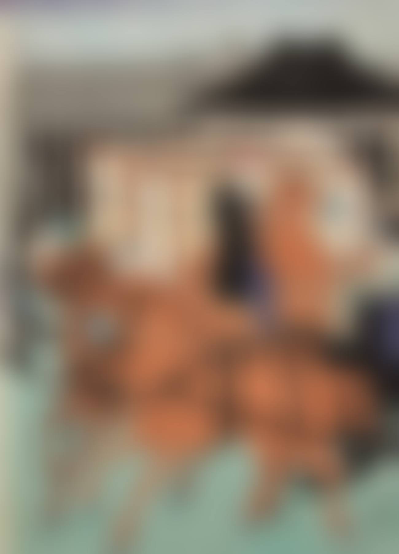 a) Tôkyô Nihonbashi basha tsukô zu. Horse-drawn carriage; b) Tôkyô daiichi meisho Eitaibashi no shinkei. Bridge; c) Mitsui Bank (preview)