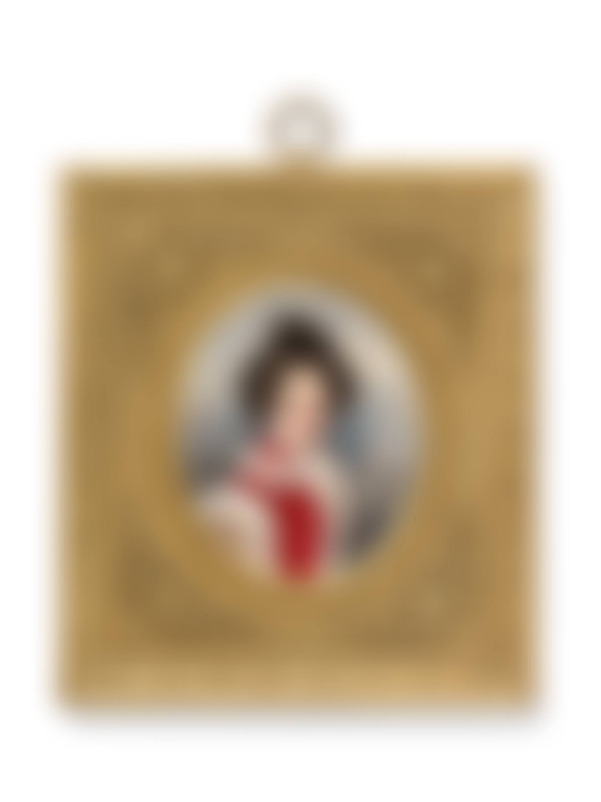 Konradine Dubský of Trebomislyc, née Freiin von Sorgenthal (1804-1826), in fur-trimmed red coat (preview)