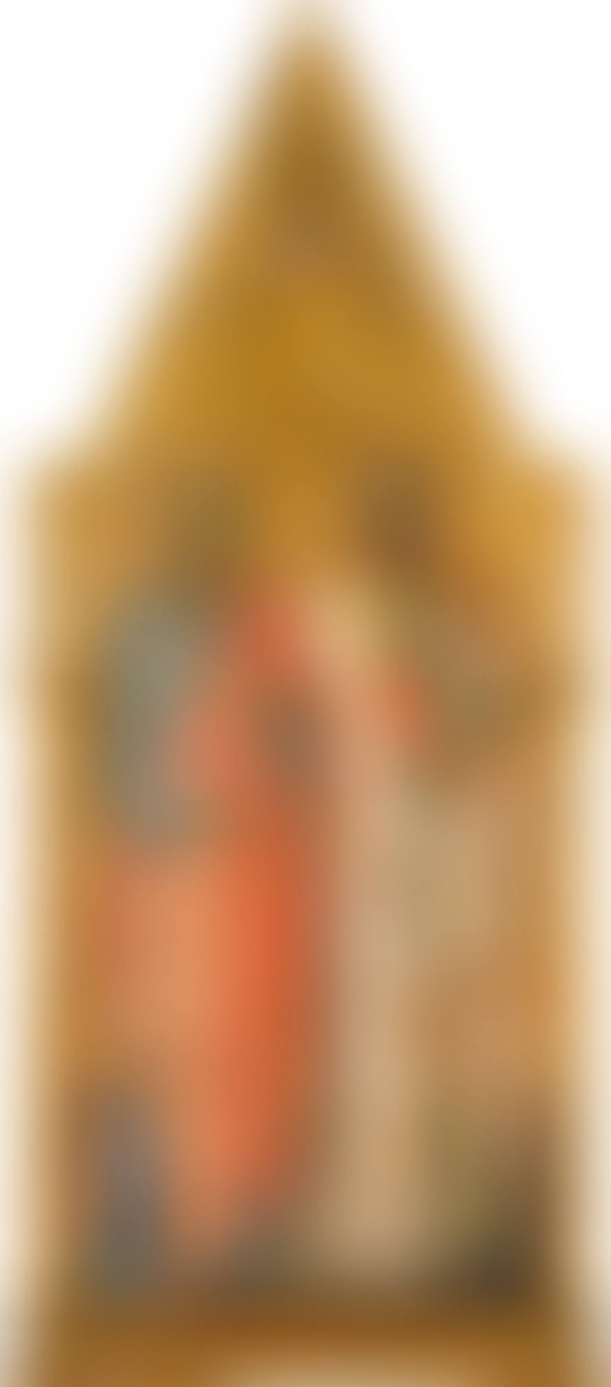 A KNEELING DONOR BEFORE TWO STANDING SAINTS, THE ANGEL OF THE ANNUNCIATION ABOVE (preview)