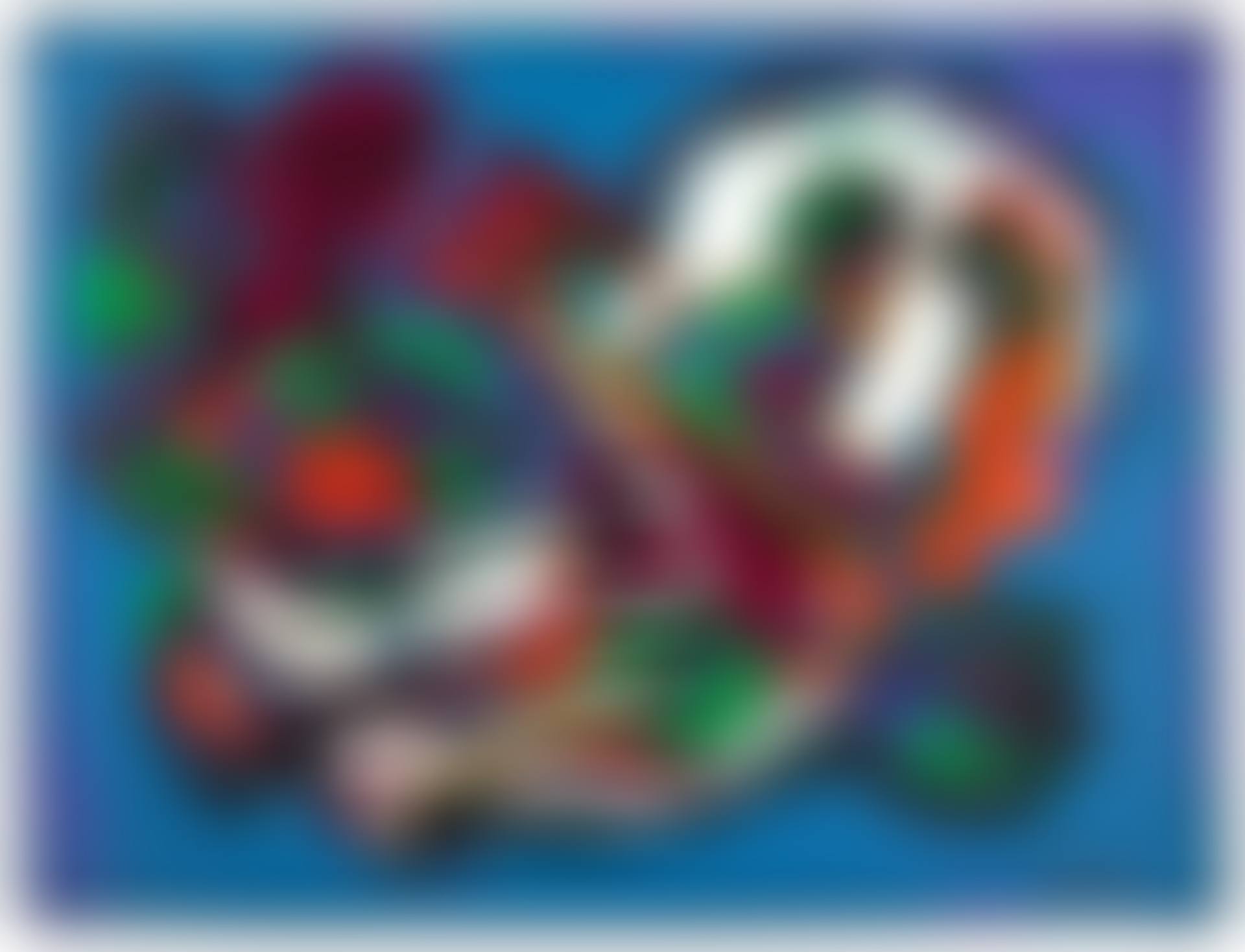 FIGURES IN BLUE BACKGROUND (preview)